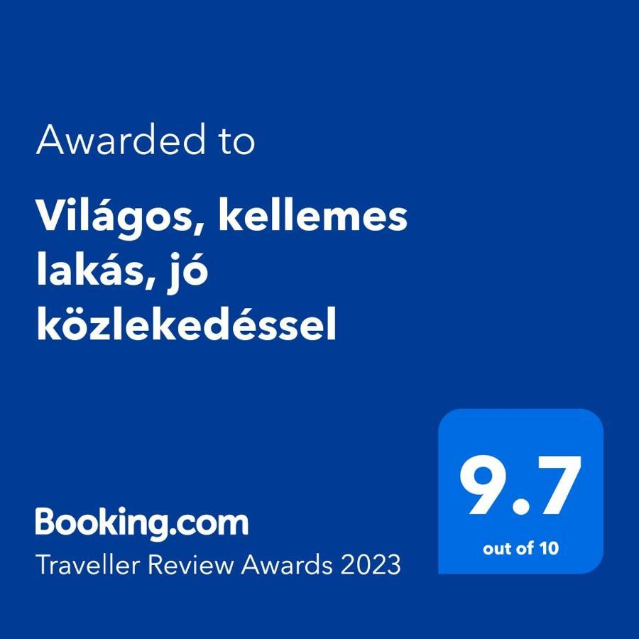 Vilagos, Kellemes Lakas, Jo Koezlekedessel ブダペスト エクステリア 写真